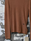 INTO THE EAST 25 Spring/Summer Printed Embroidered Slim-Fit Cardigan ITE-E1DGSS017TN20KT-JT Caramel (E1DGSS045WT20TP)